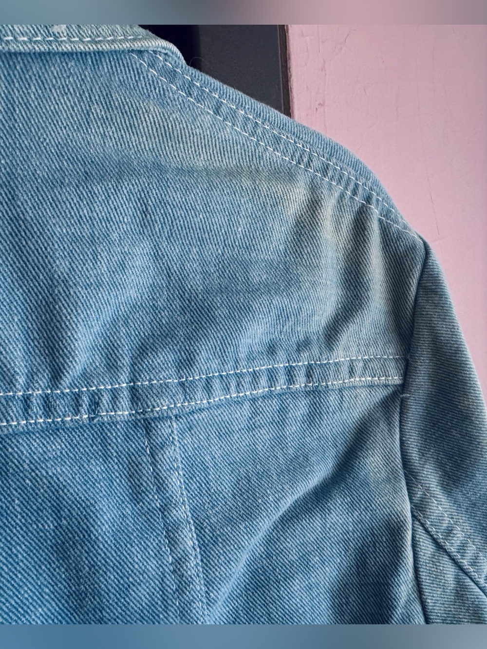 DEADSTOCK 1970 LEE Denim Jean Shirt-Jacket w/Dagger Collar "NOS" + ORIGINAL TAG - Picture 13 of 16